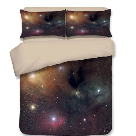 Nasas Outer Space Theme Starry Sky Bedding US Twin Full Queen UN Single ...