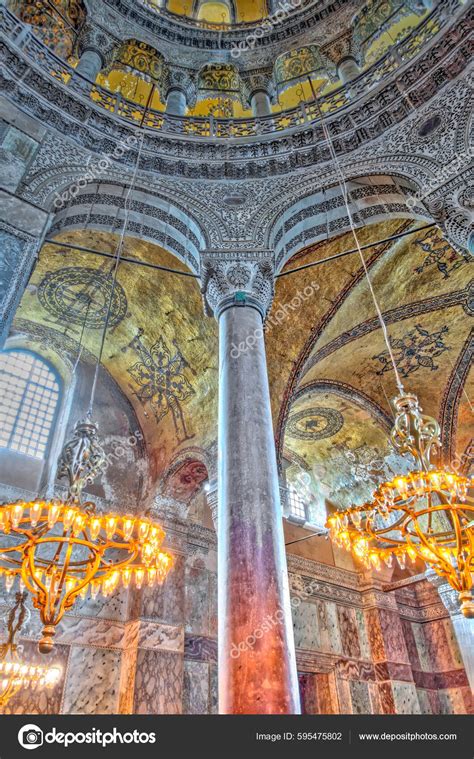 Interior Hagia Sophia Mosque July 2011 Turkey Istanbul – Stock ...