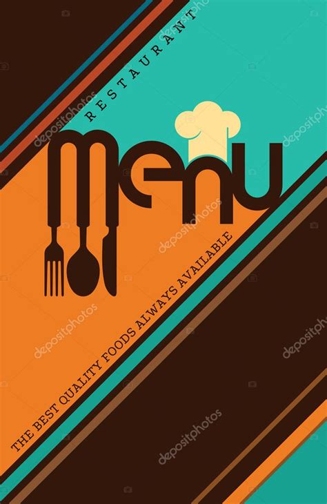 Restaurant menu card design. Stock Vector by ©arrtfoto 126125296