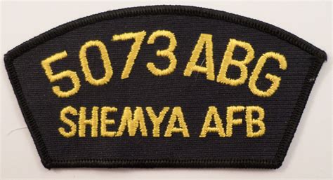 Shemya Afb Air Force Base 5073Abg Uniform Military Patch #Mtbk | Dragonfly Whispers