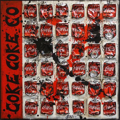 COKE COKE Tableau De Sophie Costa Artiste Peintre Sophie COSTA