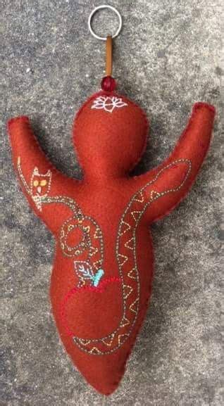 Lilith Goddess In Felt By Cariocawitchh On Etsy Spirit Dolls Etsy