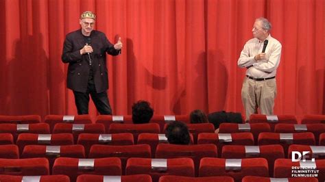 Zu Gast im Kino Regisseur Werner Fritsch Filmgespräch zu FAUST