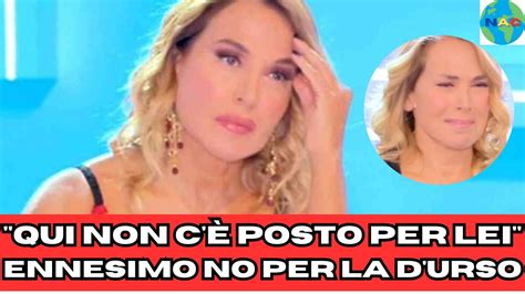 Barbara D Urso Ennesima Porta Chiusa In Faccia Youtube