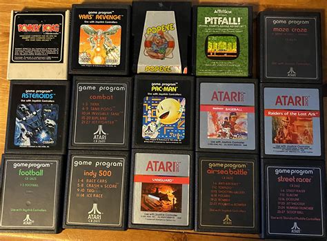 Atari 2600 Game Cartridges