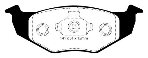 NEW EBC 256mm FRONT USR SLOTTED BRAKE DISCS AND GREENSTUFF PADS KIT