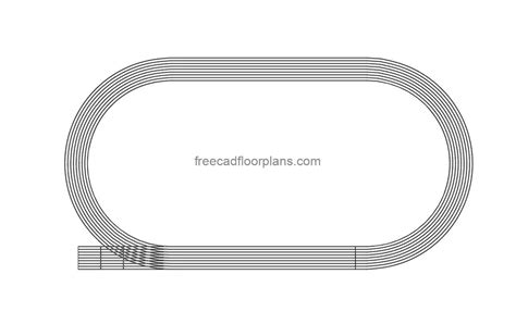 Running Track - CAD Drawings