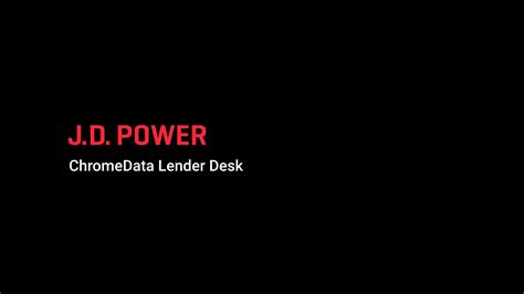 Jd Power Chromedata Lender Desk On Vimeo