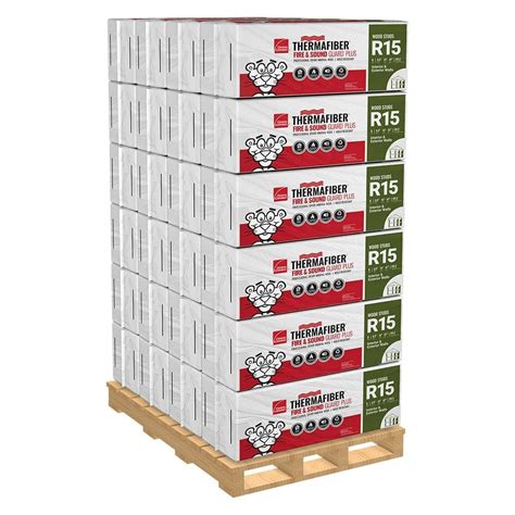 Owens Corning R15 Thermafiber Fire And Sound Guard Plus Mineral Wool Insulation Batt 15 In X 47