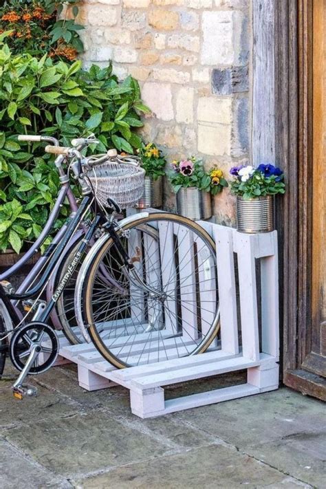 Des supports à vélo en bois de palettes quelle belle idée 7 modèles