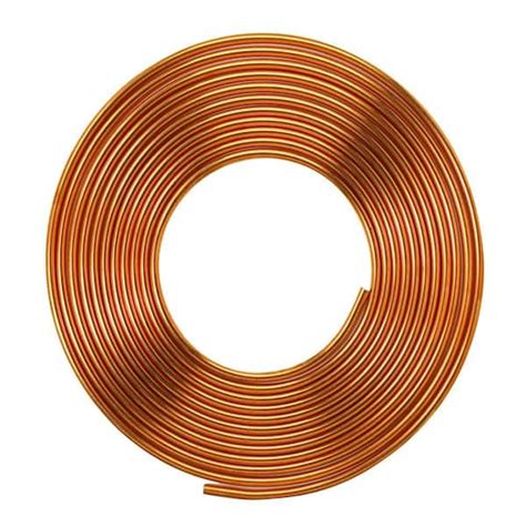 Everbilt 1 2 In X 50 Ft Soft Copper Refrigeration Coil Tubing D 08050ps The Home Depot