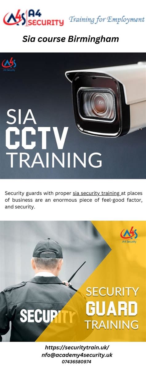 Security Guard Course — Sia Security Training Courses Securitytraina Medium