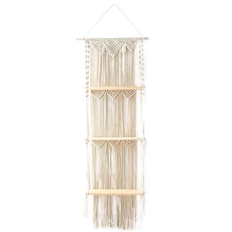 Boho Macrame Muur Opknoping Plank Tier Handgemaa Grandado