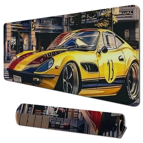 Ullo Ord Car Gaming Mouse Pad Large Mousepad Sport Car Japanese