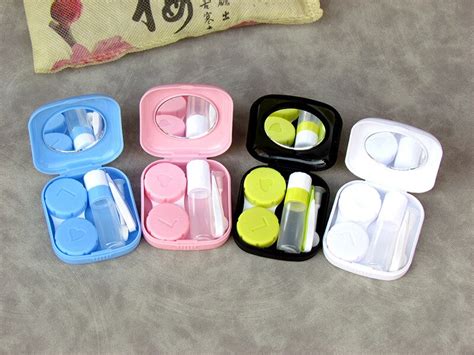 Pcs Mini Contact Lens Case Draagbare Dragen Make Grandado