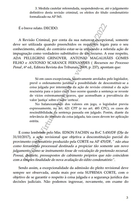 Confira A Ntegra Do Voto De Alexandre De Moraes Contra Cassol Posi O