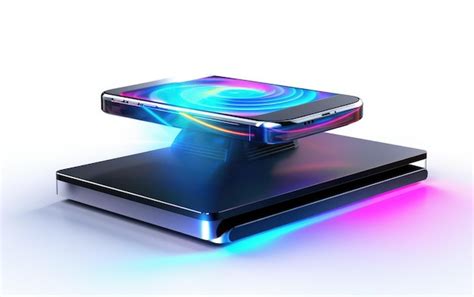 Premium AI Image | Portable Visuals Holographic Smartphone Projector on ...