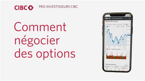 Pro Investisseurs CIBC Comment négocier des options YouTube