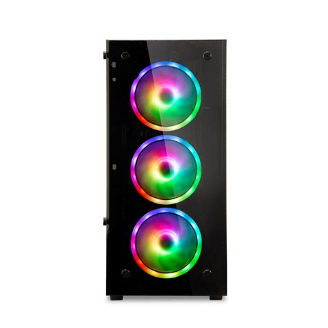 Gabinete Gamer Tg Black Fans Rgb Performance Hypergaming