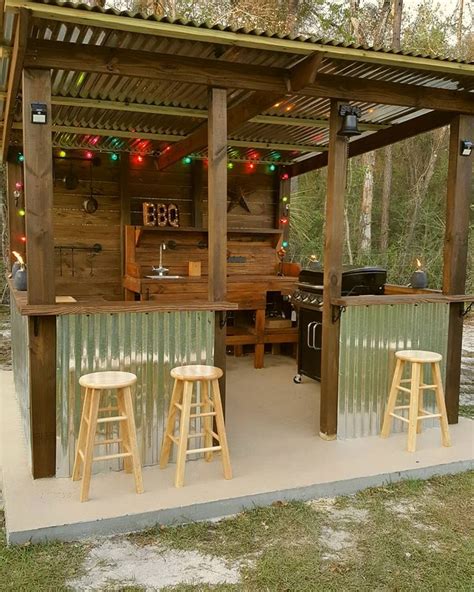 How To Build A Bbq Shack Diy Backyard Patio Designs Outdoor Patio