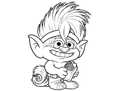 Dibujos Para Colorear Trolls