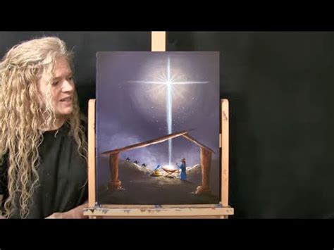 Learn How To Draw And Paint With Acrylic The Nativity Beginner