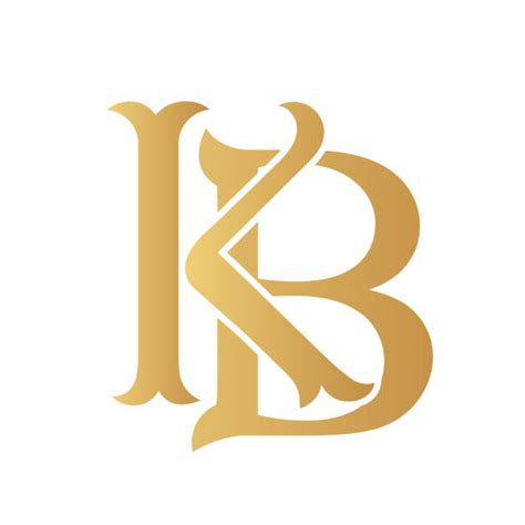 kb monogram stock illustrations royalty  vector graphics
