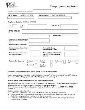 Employee Detailscapital Letters Doc Template Pdffiller