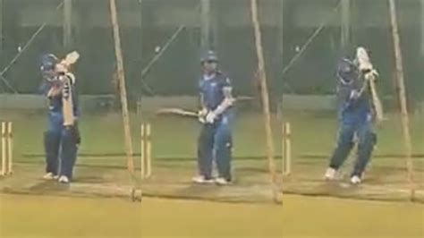 Rsws 2022 Watch Sachin Tendulkar Reels Off Picturesque Drives In Prep