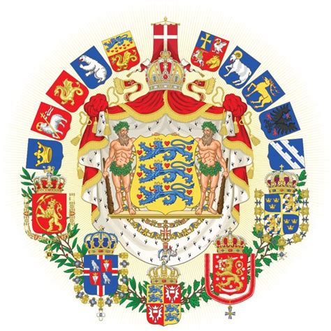 Fictional coat of arms of a Danish-led empire in Scandinavia. | Coat of ...