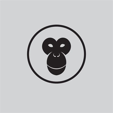 monkey logo design 38823564 Vector Art at Vecteezy