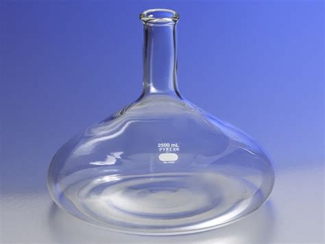 Pyrex 2500ml Low Form Culture Flask Quality Biological