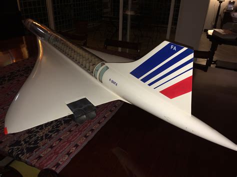 Concorde Air France Immatriculation F Bvfa 125th Scale Cutaway Model