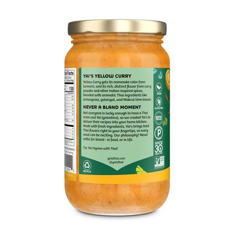 Yai S Thai Coconut Curry Yellow