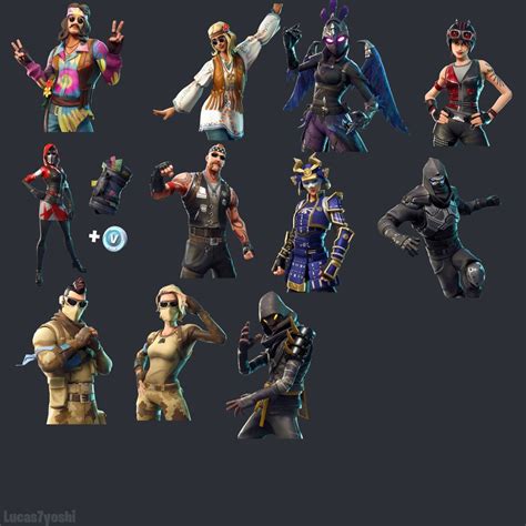 Fortnite Datamine Uncovers New Skins Gliders Pickaxes And More