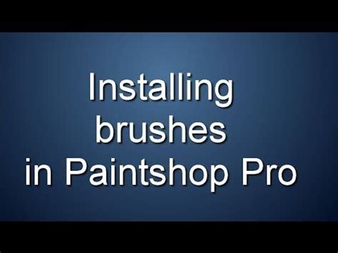 Convert Any Photoshop Brushes To Be Used In Paintshop Pro Paint Shop