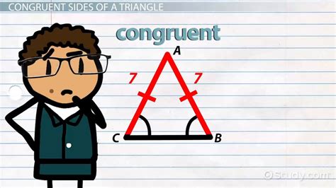 Congruent Sides Of A Triangle Definition And Examples Lesson