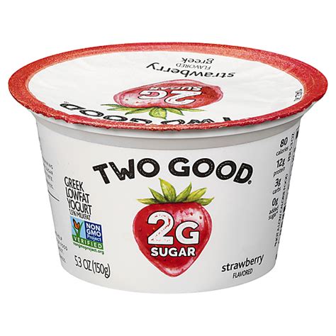 Two Good Yogurt Lowfat Strawberry Greek 53 Oz Buehlers