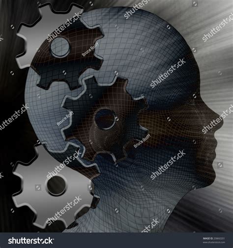 Head With Gears Stock Photo 20860201 : Shutterstock