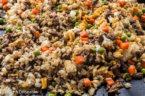 Ground Beef Fried Rice