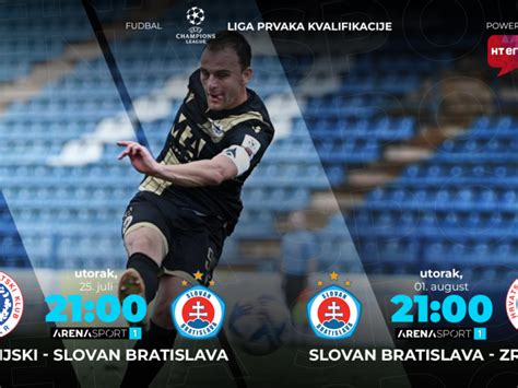 Liga Prvaka Kvalifikacije Zrinjski Slovan Bratislava Arena Sport