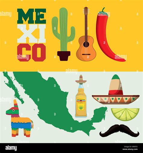 Mexico culture and landmark design Stock Vector Image & Art - Alamy