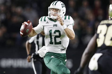 2019 NFL Draft Diamonds Prospect Interview: Nathan Rourke, QB, Ohio ...