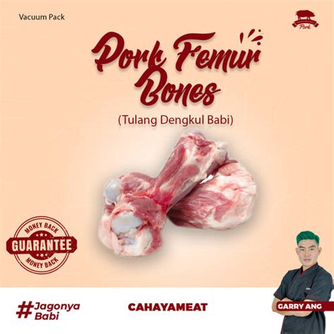 Jual Tulang Dengkul Babi Murah Premium Pork Femur Bones Tulang Kaldu