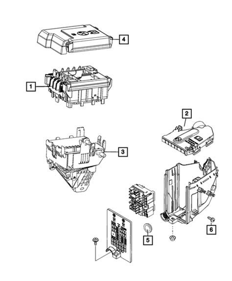 Power Distribution Fuse Block Junction Block Relays And Fuses For 2023 Jeep Compass Mopar