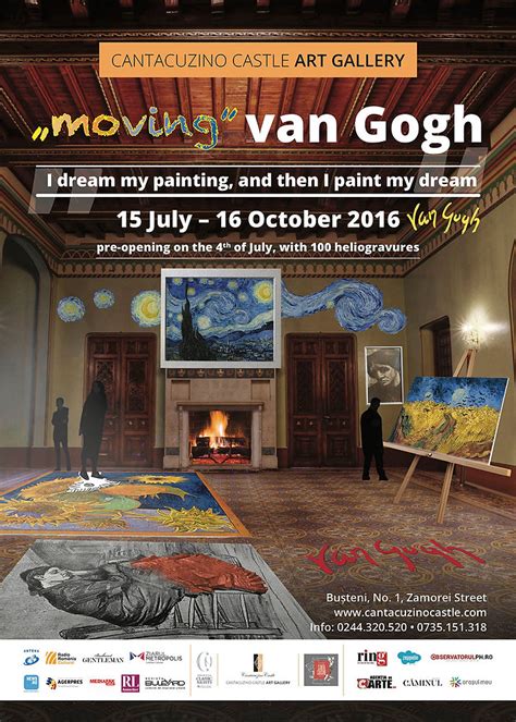 MOVING van GOGH Holograma pictorului Vincent van Gogh instalații