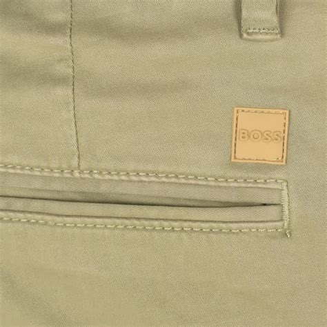 BOSS Schino Slim D Chinos Green Mainline Menswear