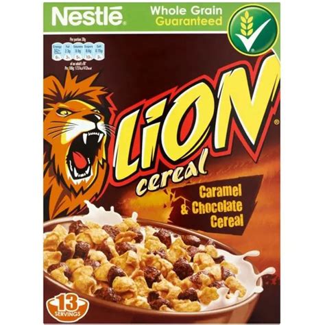 Lion Cereals Caramel Chocolate Breakfast Cereal Nestle Cereals