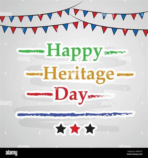 Heritage Day Background Stock Vector Image & Art - Alamy