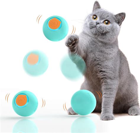 Amazon ROJECO Intelligent Interactive Cat Toys Ball With 3